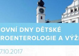 Koná se konference dětských lékařů o gastroenterologii a výživě